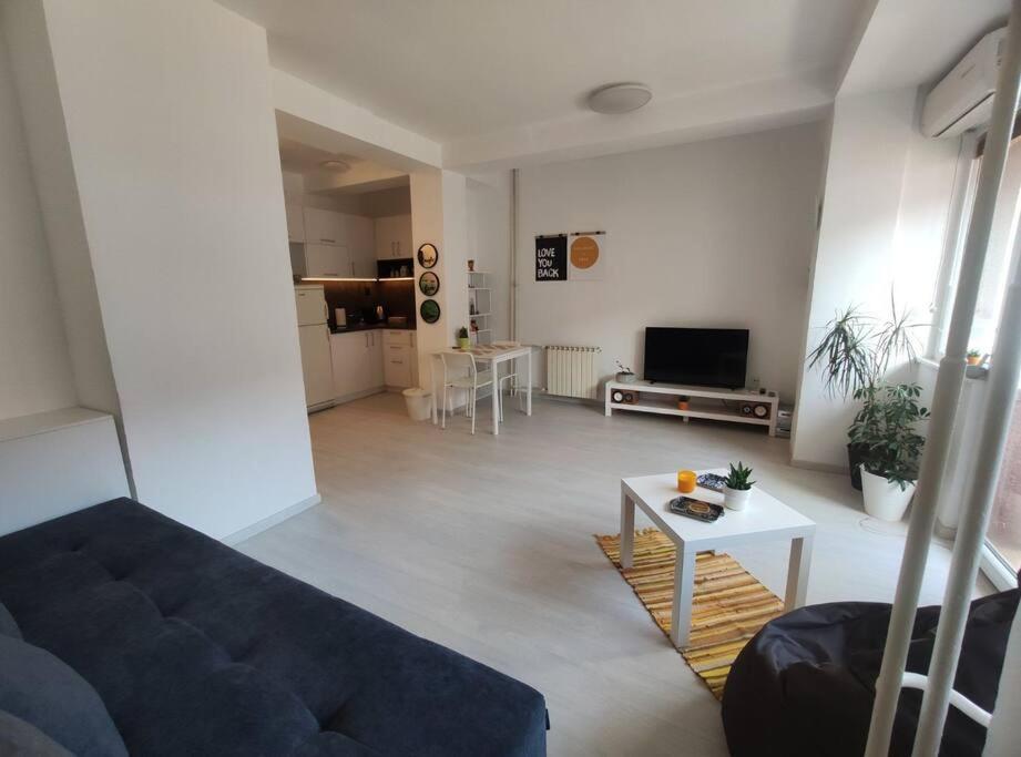City Center White Apartment! Szkopje Kültér fotó